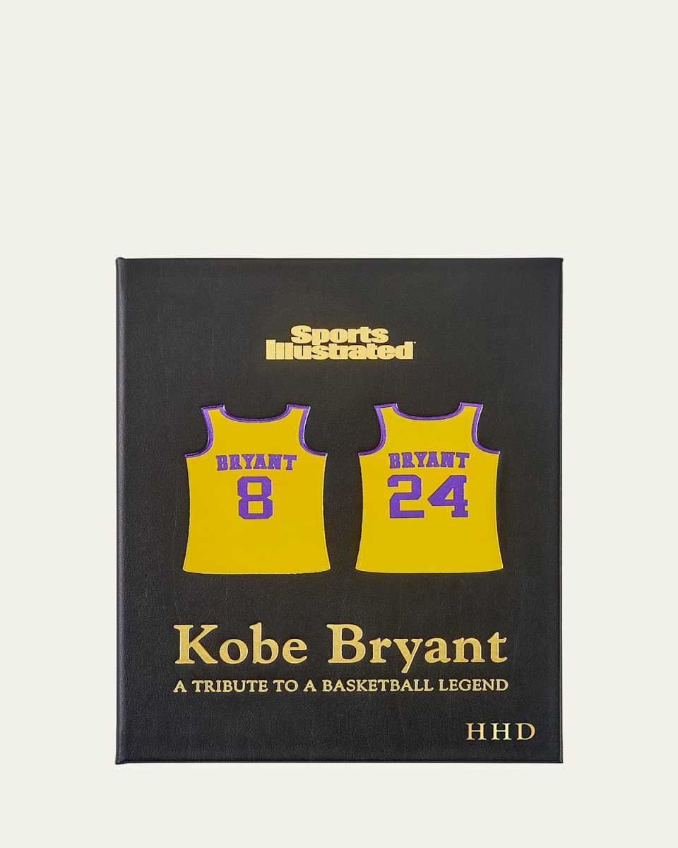 Kobe Bryant: A Tribute To A Basketball Legend Leather Bound Book - Personalized